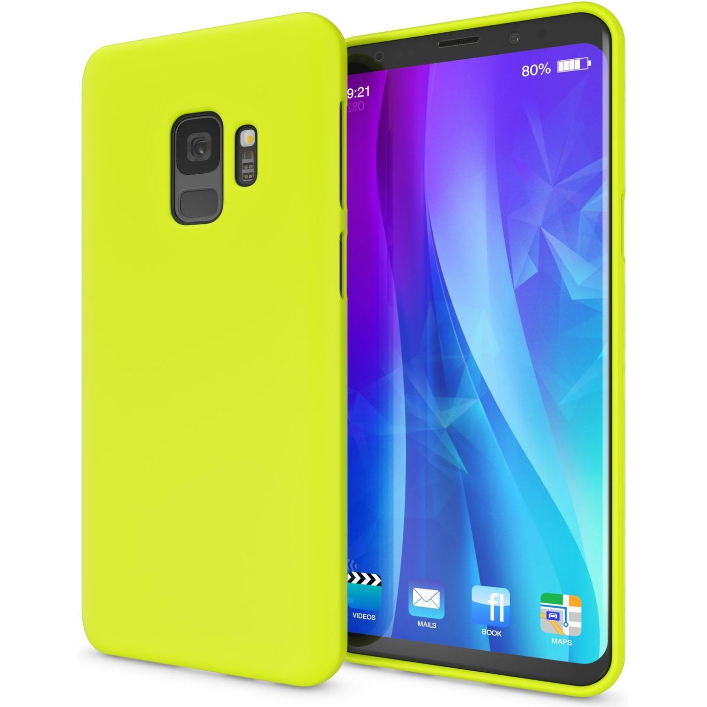 Nalia Handyhülle (Samsung Galaxy S9+), Smartphone Hülle, Gelb