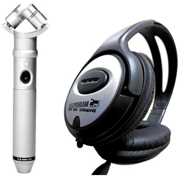 Thumbnail - RØDE NT4 Stereomikrofon mit Kopfhörer, Mikrofon