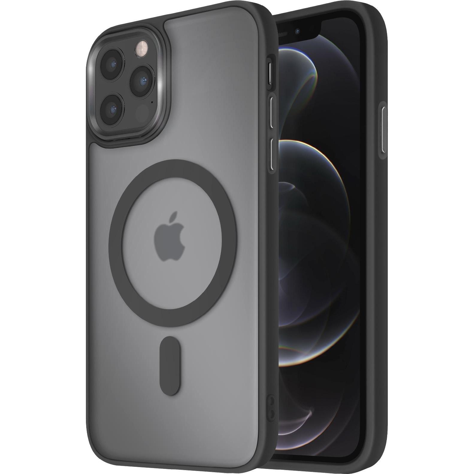 Avizar Frost Color Case (Apple iPhone 12 Pro), Smartphone Hülle, Schwarz