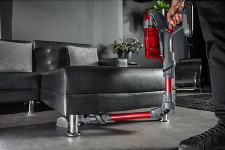 Image du produit Tefal TY9879WO stick vacuum/electric broom Bagless 0.9 L Noir, Rouge