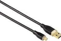 Actual product image Hama Micro USB 2.0 Cable, Gold Plated, Double Shielded (0.75 m, USB 2.0)