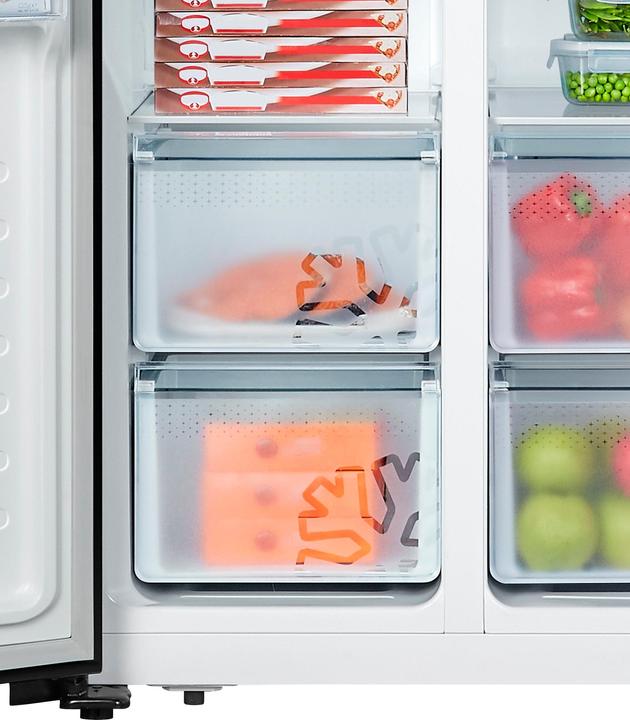 Image du produit Etna AKV678ZWA - Amerikaanse koelkast - Zwart - No-Frost (519 l)