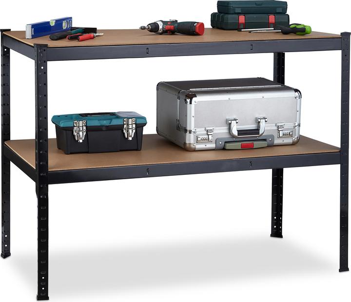 Actual product image Relaxdays Workbench 1800mm (120 cm, 60 cm)