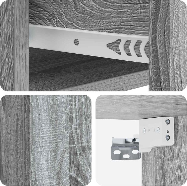 Produktbild vidaXL Nachttisch (34.50 x 33 x 20 cm)
