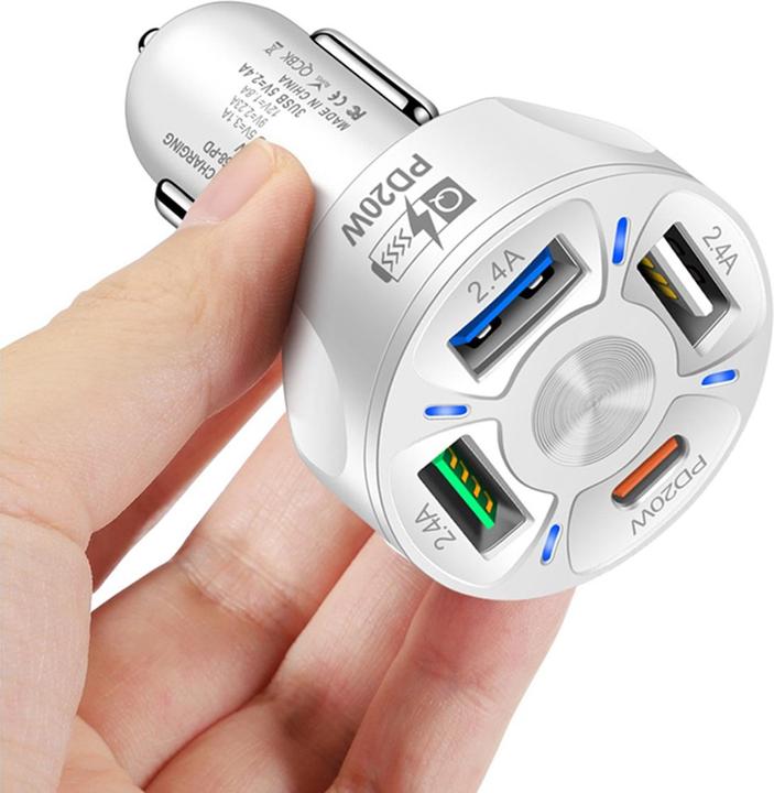 Produktbild EKO 32W Dreifach USB Autoladegerät 2.4A