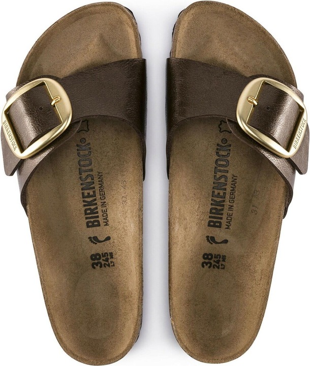 Actual product image Birkenstock Madrid Big Buckle Birko-Flor narrow (43)