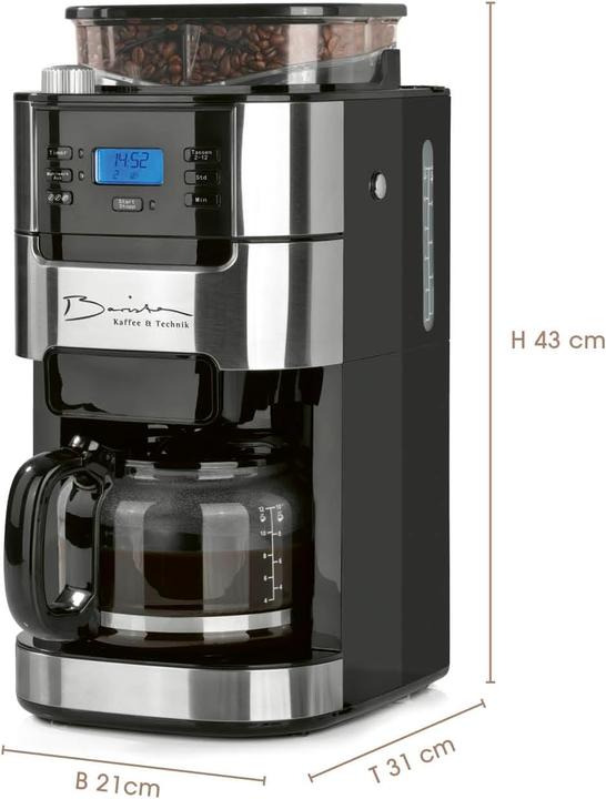 Actual product image Barista Kaffee & Technik Filter coffee maker, glass jug