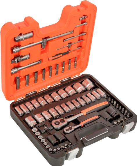 Immagine prodotto Bahco Set di chiavi a bussola da 1/4" e 1/2" - 77 pezzi (1/4")