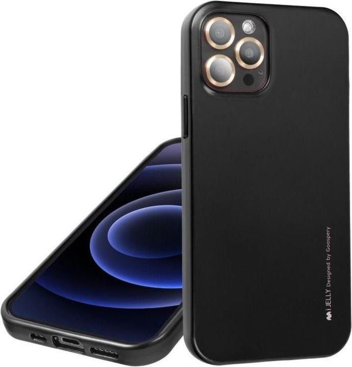 Actual product image Goospery Back panel cover MERCURY case i-JELLY for SAMSUNG A13 5G / A04S black (Samsung Galaxy A04S, Samsung Galaxy A13 5G)