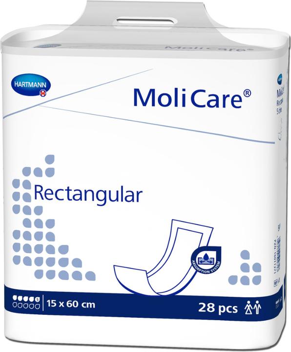 Actual product image Hartmann MoliCare Rectangular 5 drops (1 x)