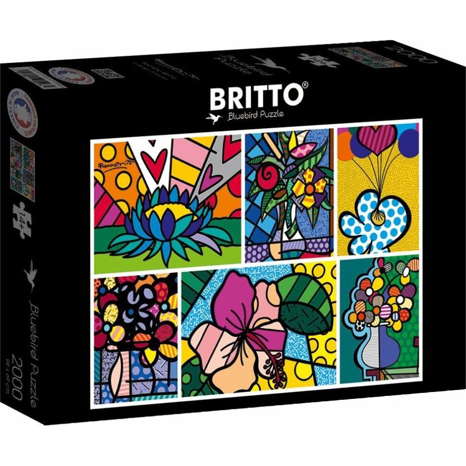 Bluebird Puzzle Collage: Blumen 2000 Teile (2000 Teile)