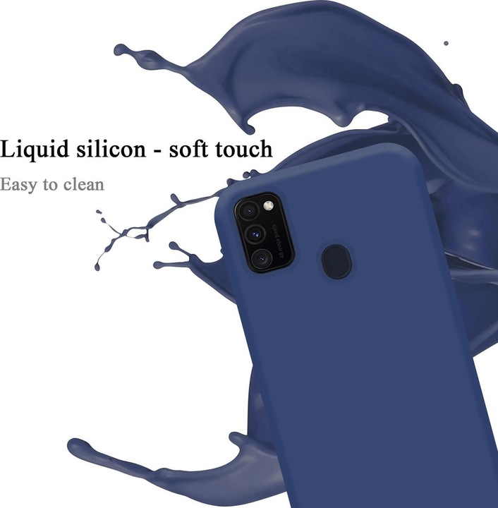 Actual product image Cadorabo TPU Liquid Silicone Case Cover (Samsung Galaxy M30s, Samsung Galaxy M21)