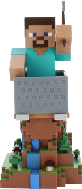 Produktbild Exquisite Gaming Cable Guys R.E.S.T - Minecraft - Steve Support pour Téléphone et Manette (PS5)