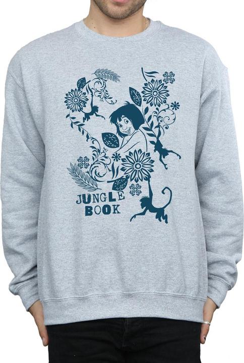 Immagine prodotto Disney The Jugle Book Mowgli Tale Felpa Uomo (M)