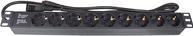 Produktbild Good Connections 19" Steckdosenleiste, 1HE, Kaltgeräte-Stecker C14 an 9x Schutzkontakt-Buchse