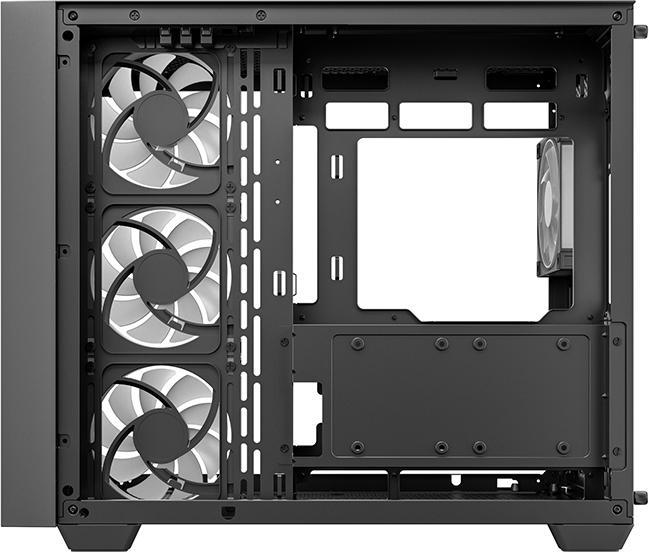 Produktbild Deepcool " CG530U 4F ATX Panoramaglas 4x ARGB black" (ATX, ITX, Micro ATX (mATX))