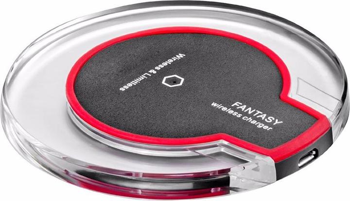Image du produit PhoneLook Station de charge sans fil Qi Chargeur wireless transparent Fantasy pour Smartphone Verre/- (5 W)