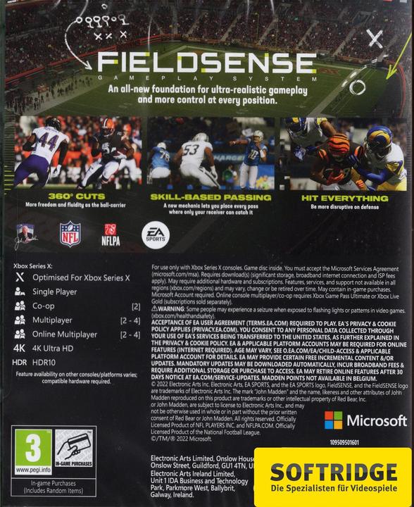 Immagine prodotto EA Games Madden NFL 23 (Xbox Series X, DE)
