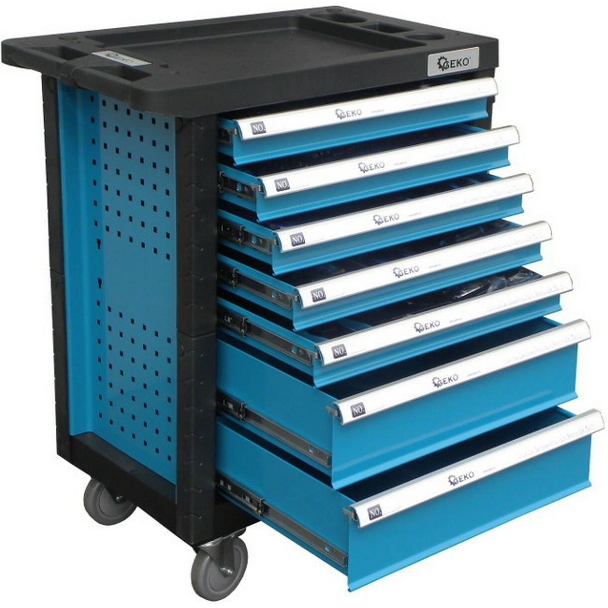 Thumbnail - GEKO, Werkzeugwagen + Montagewagen, Werkstattwagen, 272-tlg., 7 Fächer (272 x)