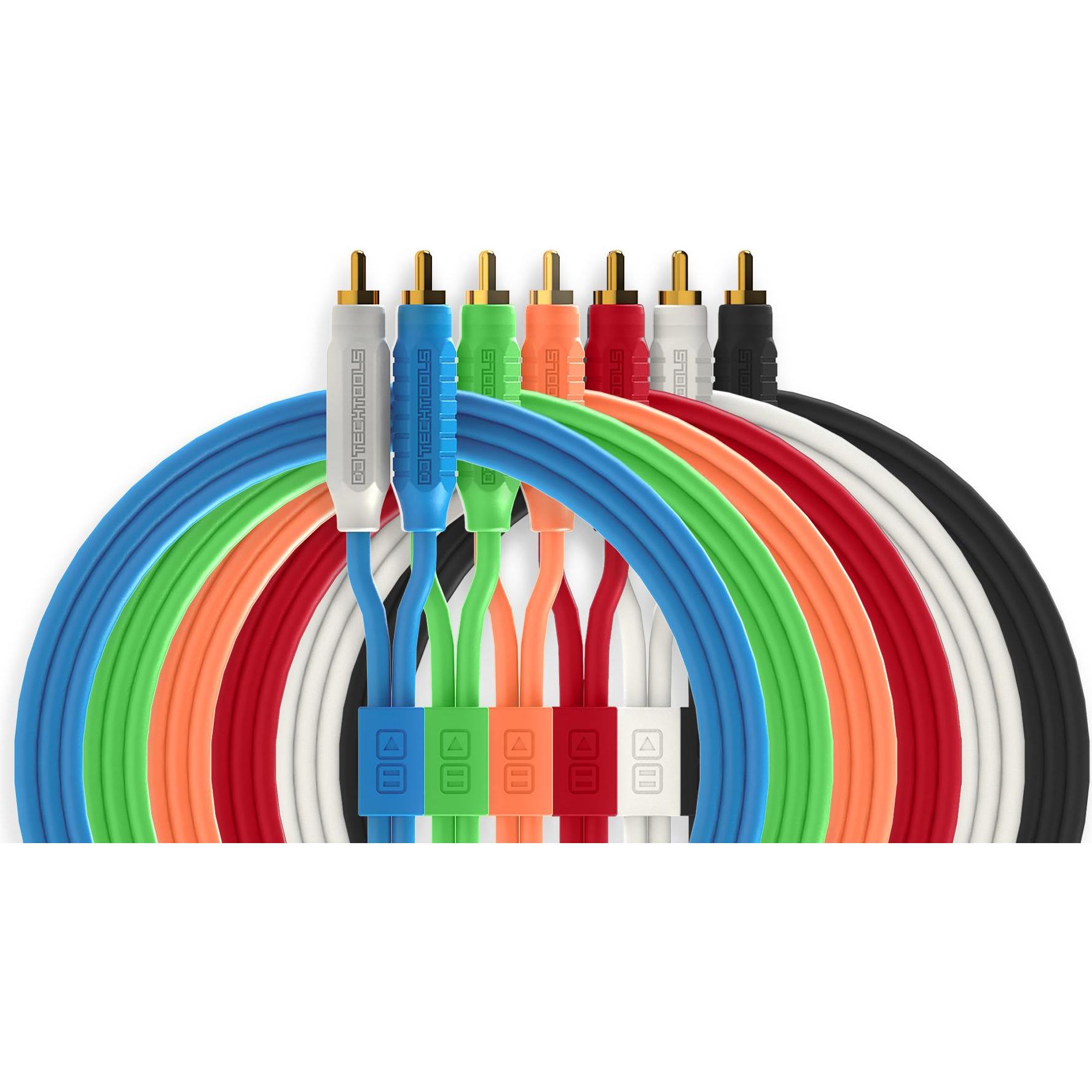 Thumbnail - DJTechTools Chroma Cables Audio MK2 RCA - RCA Black, Audio Kabel