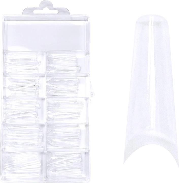 Produktbild Juliana Nails Tipbox Coffin (Kunstnägel, Transparent)