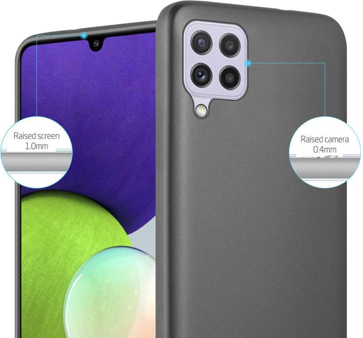 Immagine prodotto Cadorabo Manicotto metallico opaco in TPU (Samsung Galaxy A22, Samsung Galaxy A32, Samsung Galaxy M22)