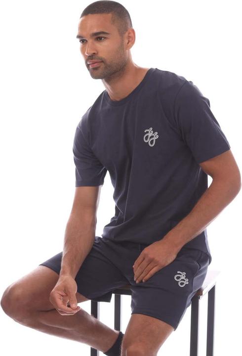 Actual product image Jack & Jones Mens Tag T-Shirt & Shorts Set (L)