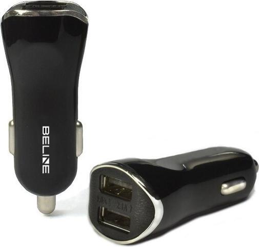 Actual product image Beline Car charger 2xUSB 2.1A black (0006)