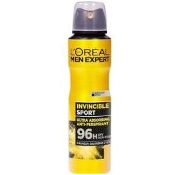 Thumbnail - L'Oréal Paris, Deo, L'Oreal - Men Expert Invincible Sport Deodorant 96H Deodorant For Men Spray 150Ml (Spray, 150 ml)