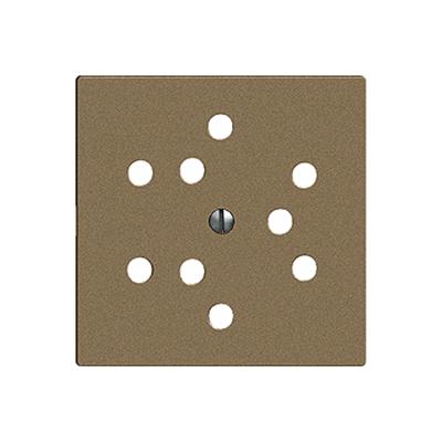 Produktbild Feller Abdeckset Steckdose 3xT12 K coffee