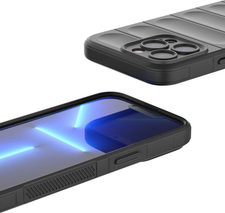 Actual product image Hurtel Magic Shield Case for iPhone 13 Pro flexible armored cover black (Apple iPhone 13 Pro)