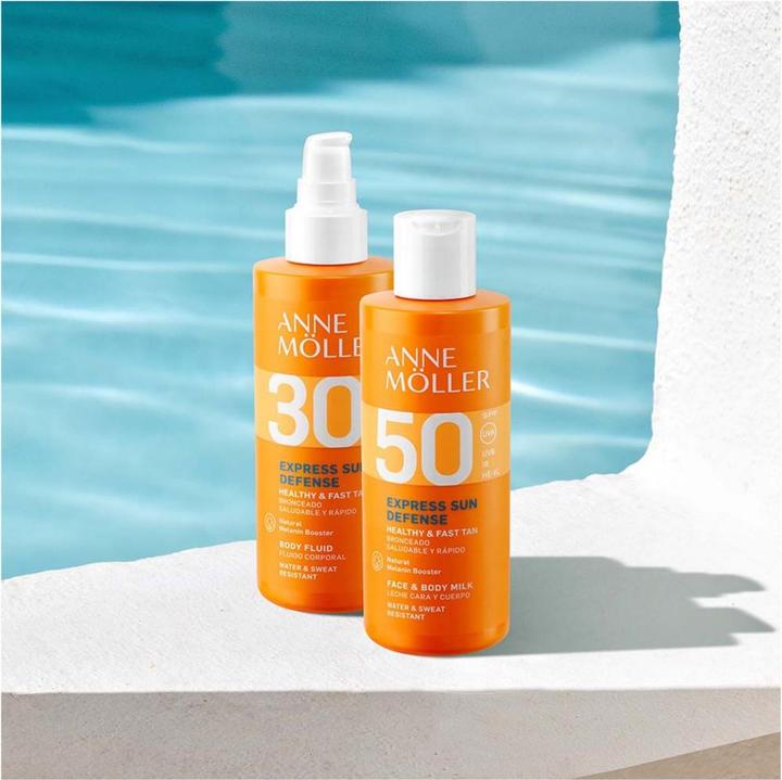 Actual product image Anne Möller EXPRESS body milk SPF50 175 ml (Sun lotion, SPF 50, 175 ml)