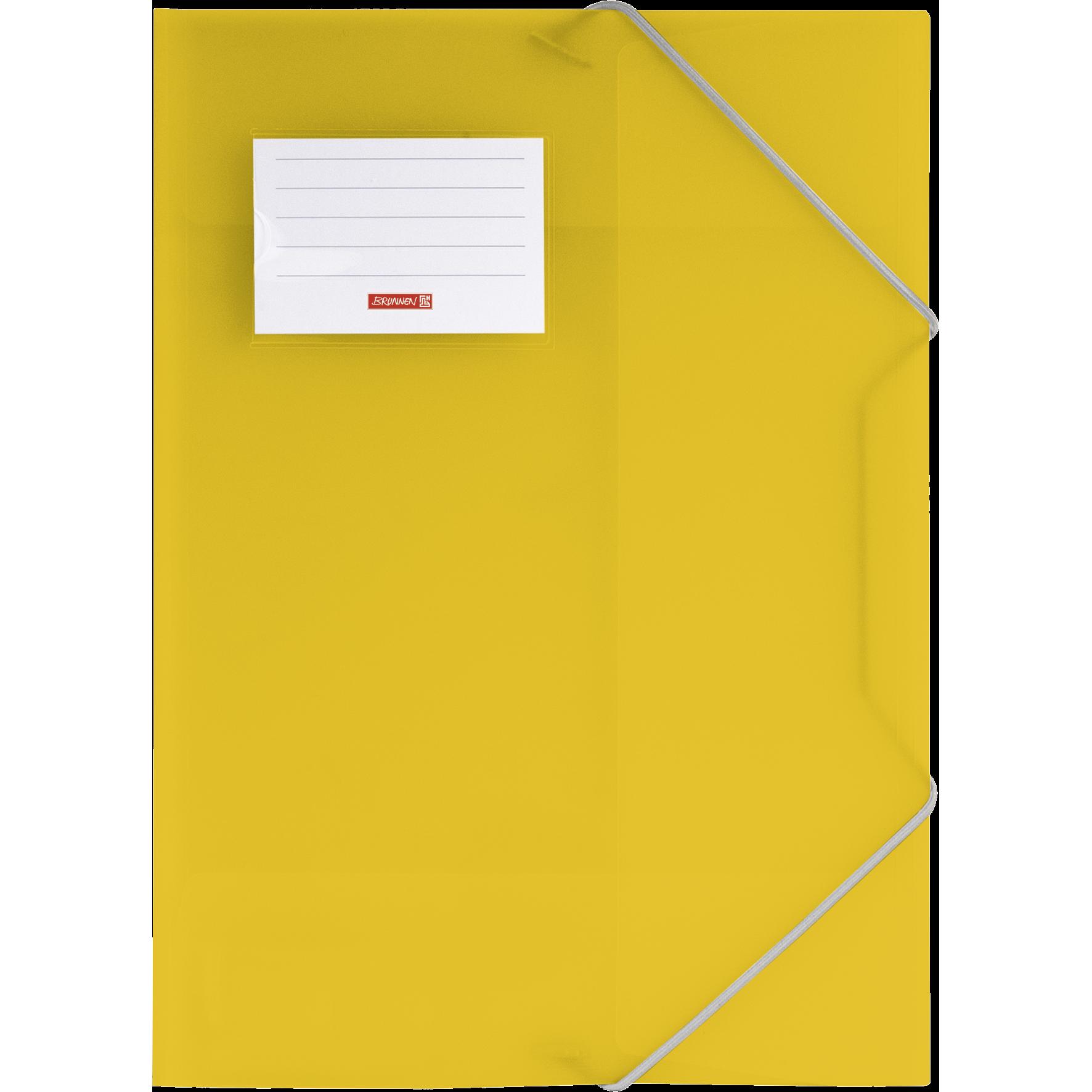 Brunnen, Mappe, Sammelmappe FACT!pp DIN A4 gelb transparent (A4, 1 x)