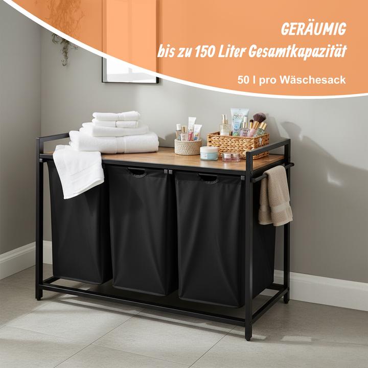 Actual product image Relaxdays laundry caddy (50 l)