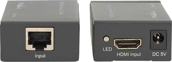 Actual product image Nedis HDMI T Extender Over CAT6 up to 60.0 m 1080p 1.65 Gbps Metal Anthracite (Extender)