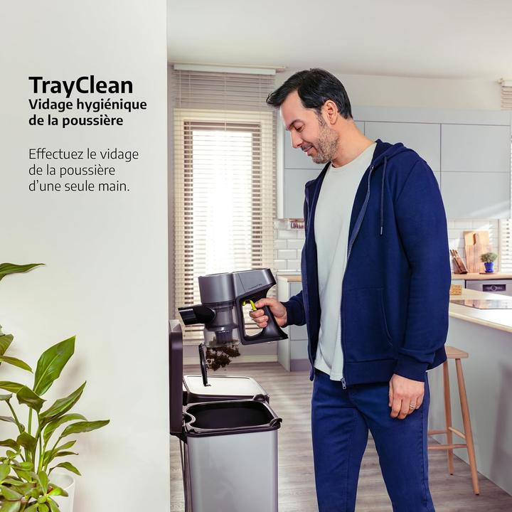 Actual product image Beko VRT84225VI - Draadloze steelstofzuiger - 100 AirWatts - 3 snelheden - LED-scherm - Grijs