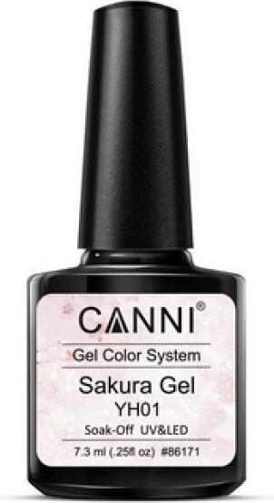 Image du produit Canni Vernis en gel Sakura (Transparent, Glitz & Glamour, Vernis à ongles effet gel)