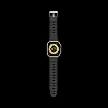 Actual product image Decoded Sport Silicone Ultra Strap 42/44/45/49mm (42 mm, 44 mm, 45 mm, 49 mm, Silicone)