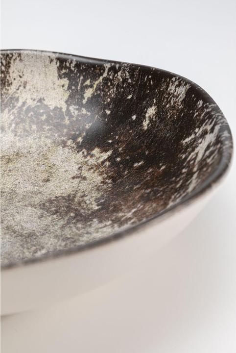 Actual product image Kare Design Plate Deep Savannah grey round 20