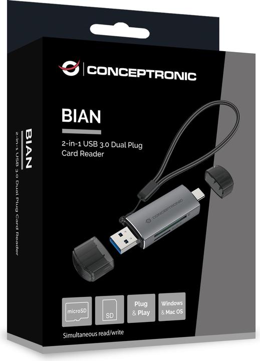 Actual product image Conceptronic BIAN05G (USB 3.0, USB-C)