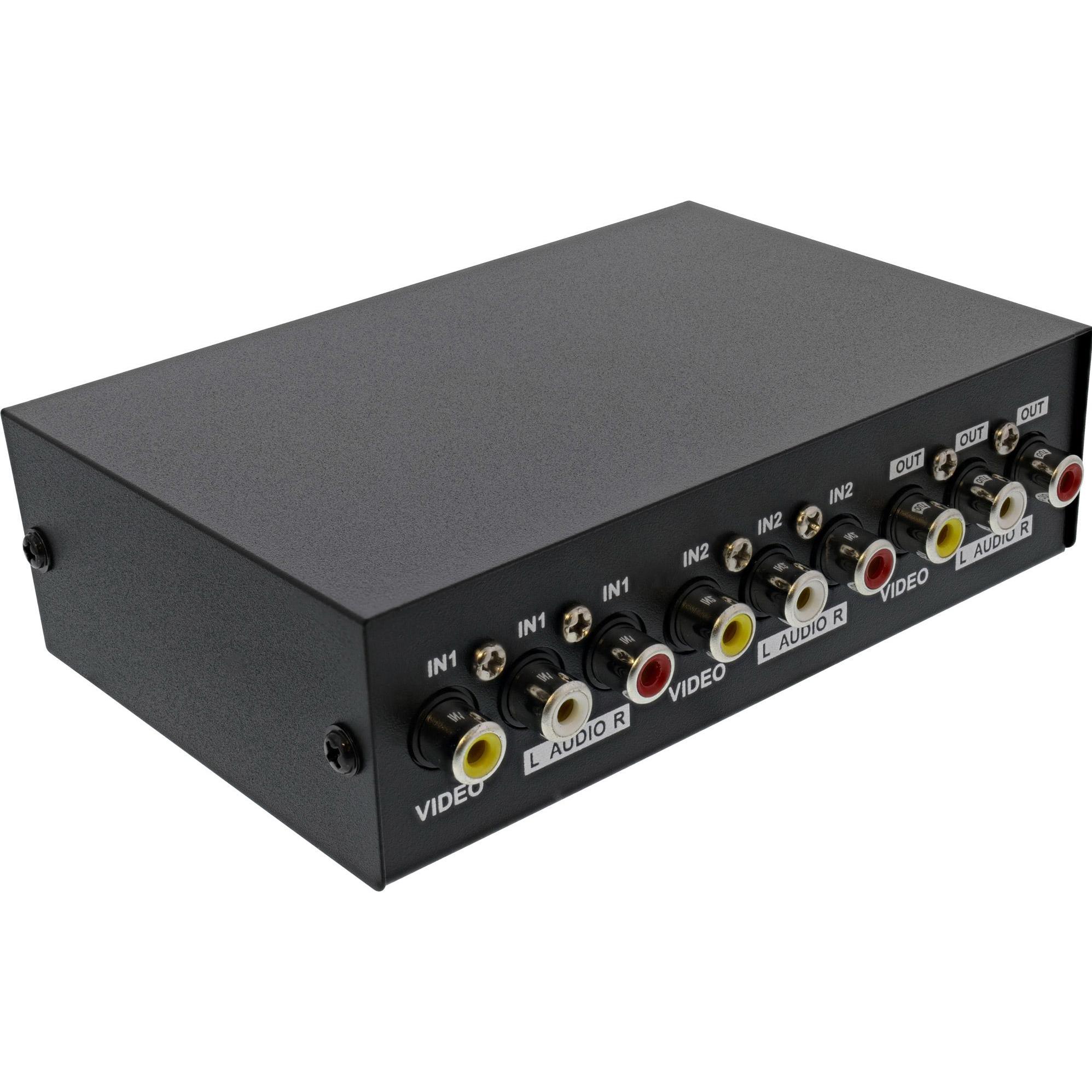 Thumbnail - InLine Video/Audio-Schalter, Switch Box
