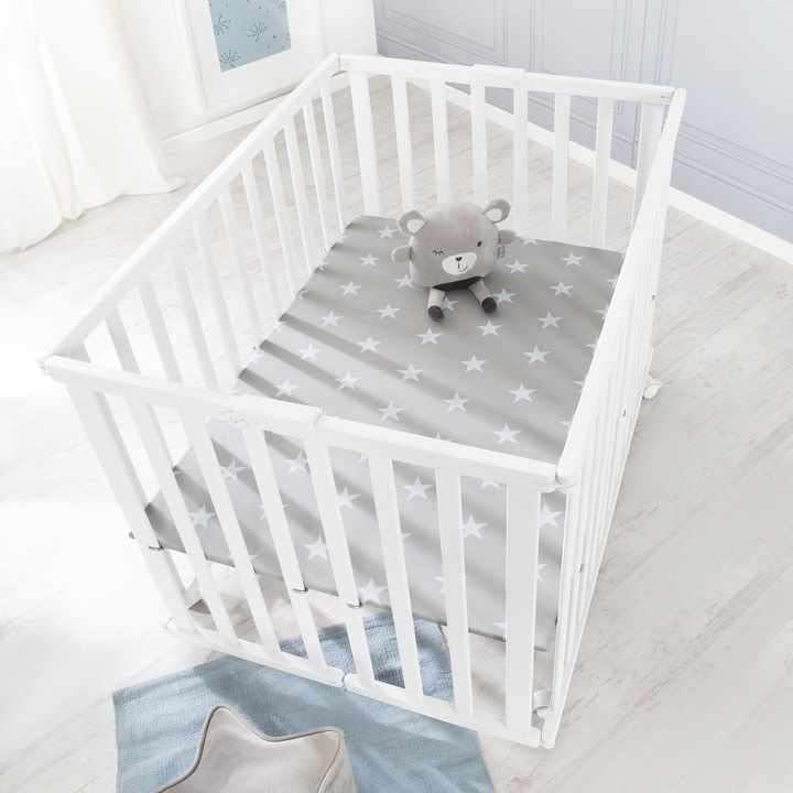 Produktbild Roba klappbares Laufgitter Little Stars (74 cm, 100 cm, MDF)