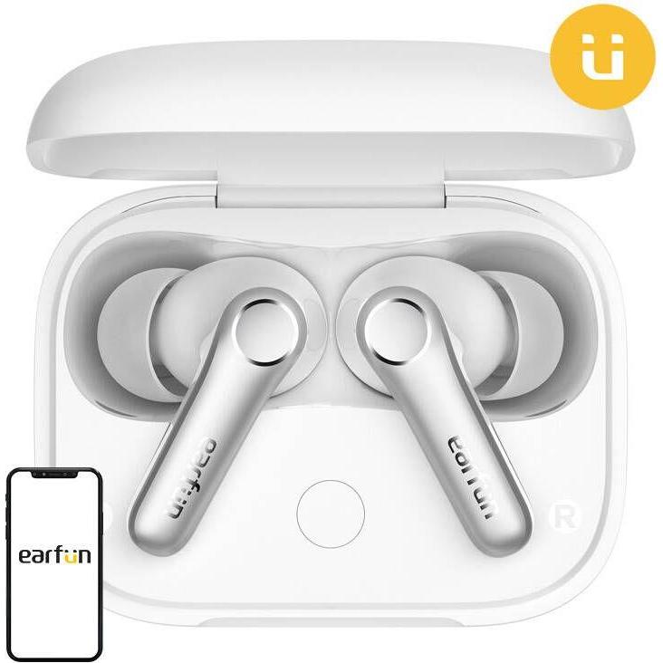 EarFun Air Pro 4 (ANC, 7.50 h, Kabellos), Kopfhörer, Weiss