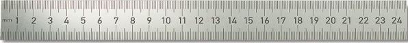 Produktbild BMI Stahlmassstab INOX 500 x 30 (mm)