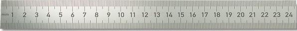 Actual product image BMI Steel rule stainless 500 x 30 (mm)