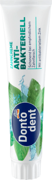 Actual product image dm Dontodent Toothpaste antibacterial (125 ml)