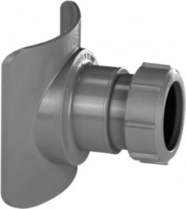 Actual product image McAlpine Universal mechanical saddle for 110/50 mm duct risers (BOSSCONN110-50-GR)