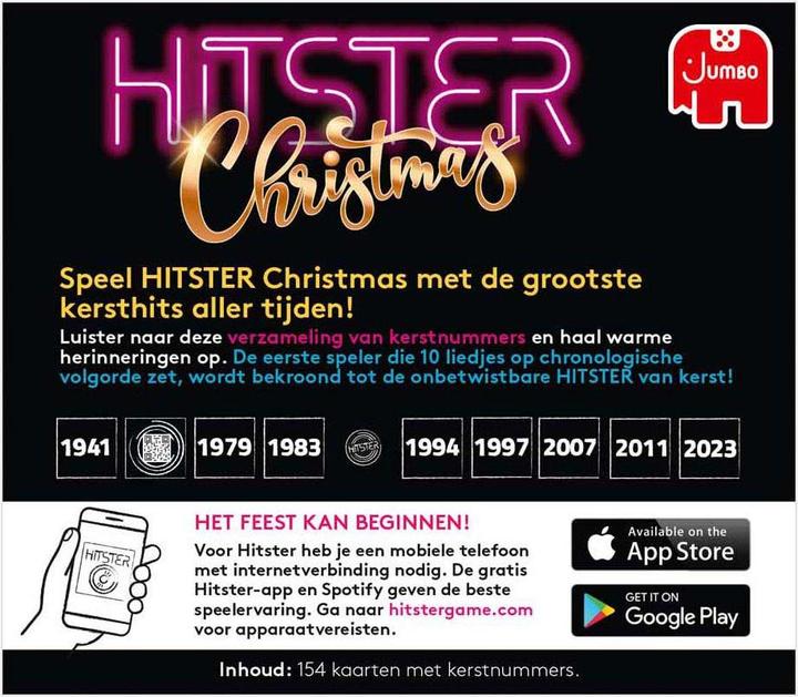 Produktbild Jumbo Hitster – Christmas (Netherlands) (Niederländisch)
