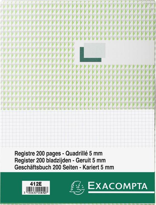 Image du produit Exacompta Livres de comptes (A4, Quadrillé)