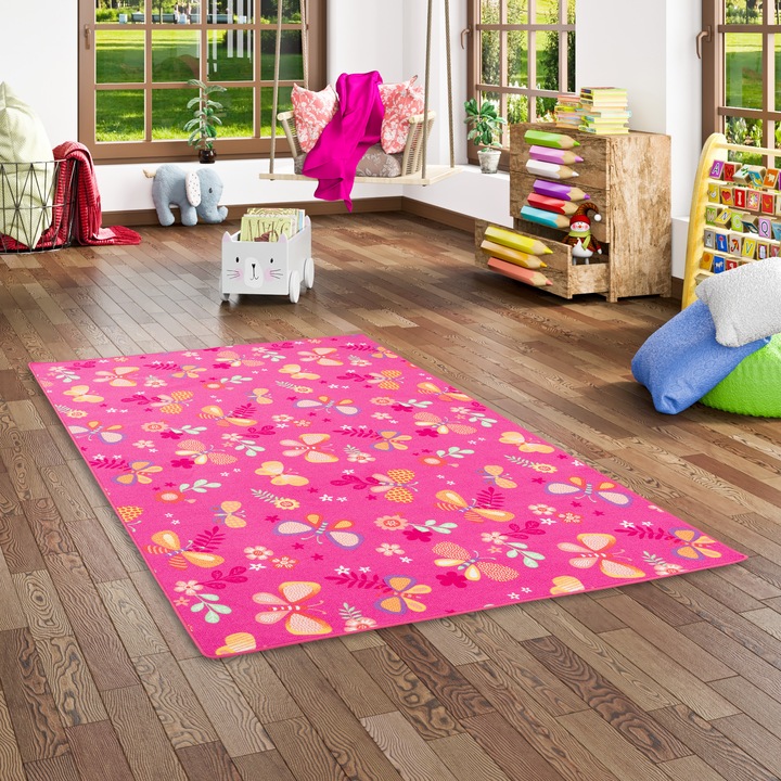 Actual product image Snapstyle Kids game carpet butterfly (80 x 240 cm)